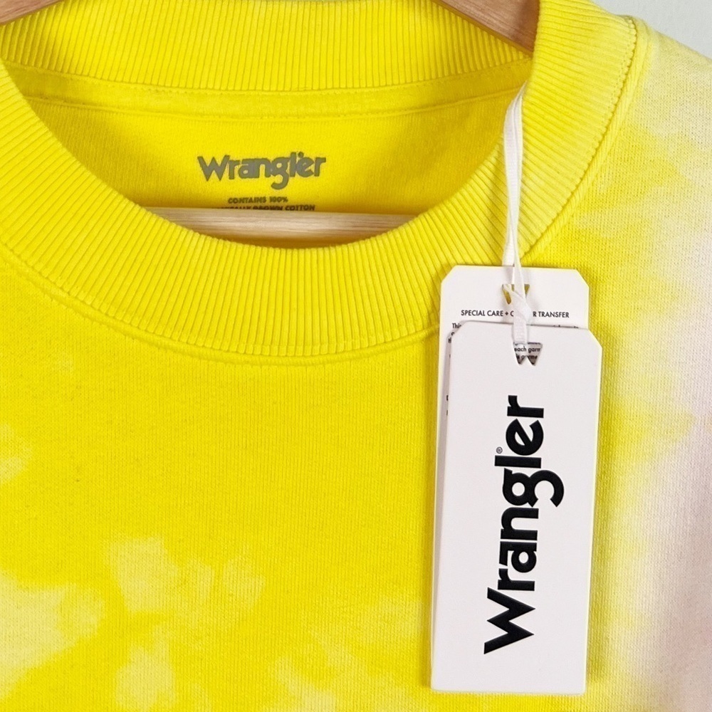 NWT Wrangler Oversized Multicolor Tie Dye Sweatshirt - Picture 4 of 6